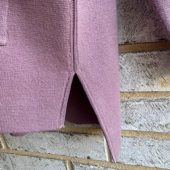 Chico's Long Sleeve Mock Neck Hi-Lo Heavyweight Sweater Size 2P (L Petite) - Picture 6 of 7